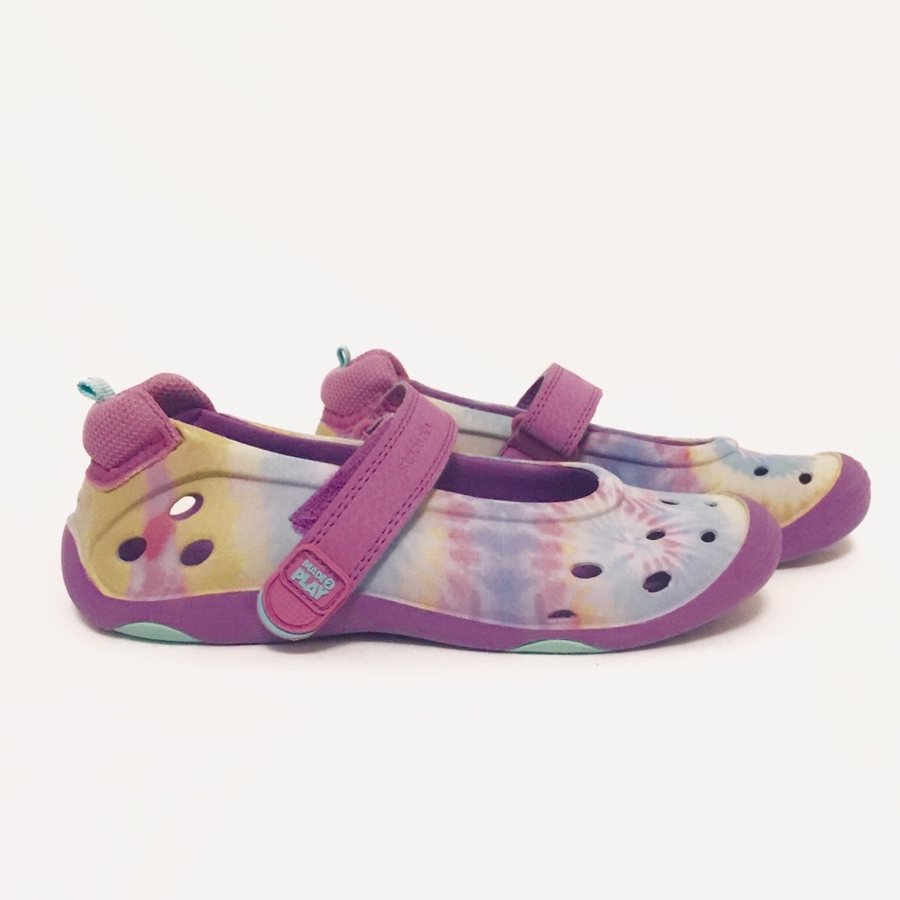 Stride rite made 2 play Velcro slipper NWOT